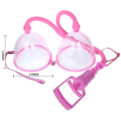 Breast Pumps - New Design for Breast Enlargement with Twin Cups